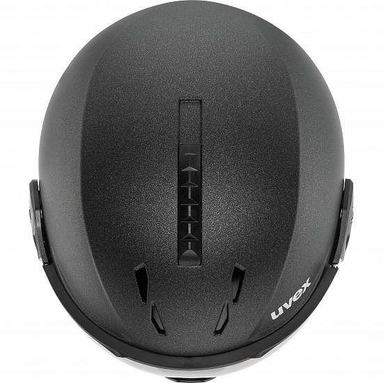 Горнолыжный шлем Uvex Instinct Visor Pro V Black - Фото 4 большая