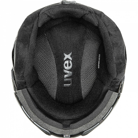 Горнолыжный шлем Uvex Instinct Visor Pro V Black - Фото 6 большая