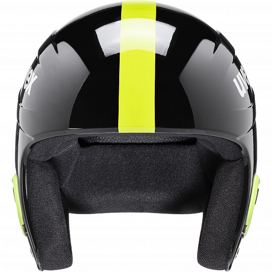 Горнолыжный шлем Uvex Race + Black/Lime - Фото 2 большая