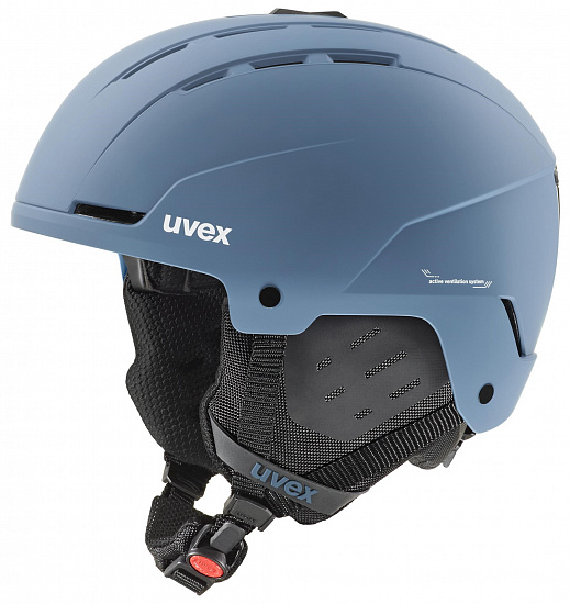 Горнолыжный шлем Uvex Stance Stone Blue Matt - Фото 1 большая