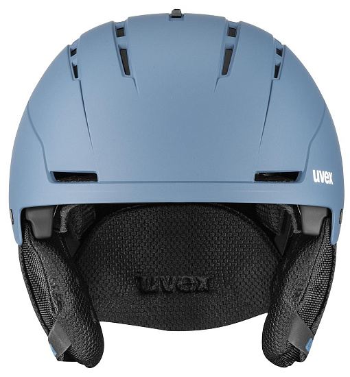Горнолыжный шлем Uvex Stance Stone Blue Matt - Фото 3 большая