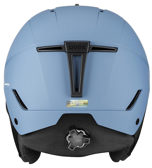 Горнолыжный шлем Uvex Stance Stone Blue Matt - Фото 4 большая