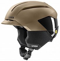 Горнолыжный шлем Uvex Levitate MIPS Brown/Black Matt