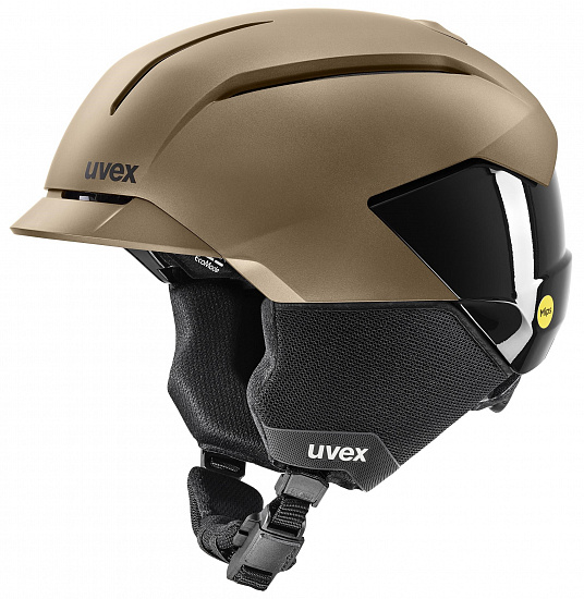 Горнолыжный шлем Uvex Levitate MIPS Brown/Black Matt - Фото 1 большая