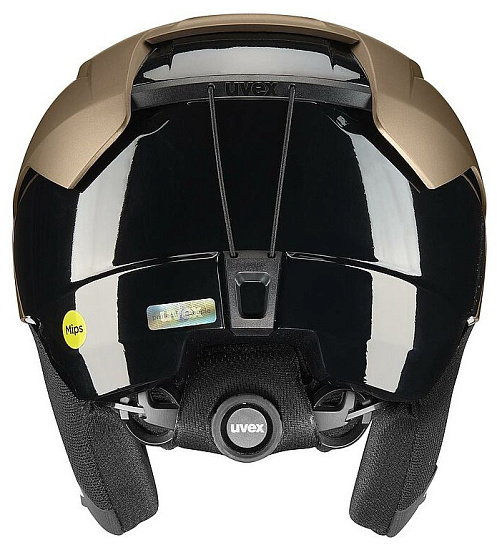 Горнолыжный шлем Uvex Levitate MIPS Brown/Black Matt - Фото 5 большая