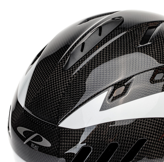Горнолыжный шлем CP Camurai Carbon Carbon Shiny/White Shiny Decal White - Фото 4 большая