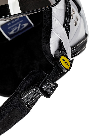 Горнолыжный шлем CP Camurai Carbon Carbon Shiny/White Shiny Decal White - Фото 5 большая