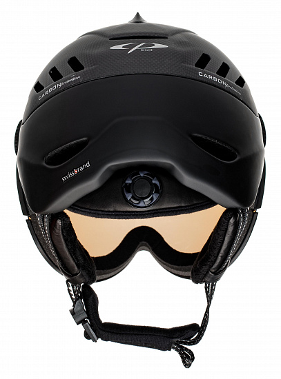 Горнолыжный шлем CP Camurai Carbon Carbon S.T./Black S.T. - Фото 2 большая
