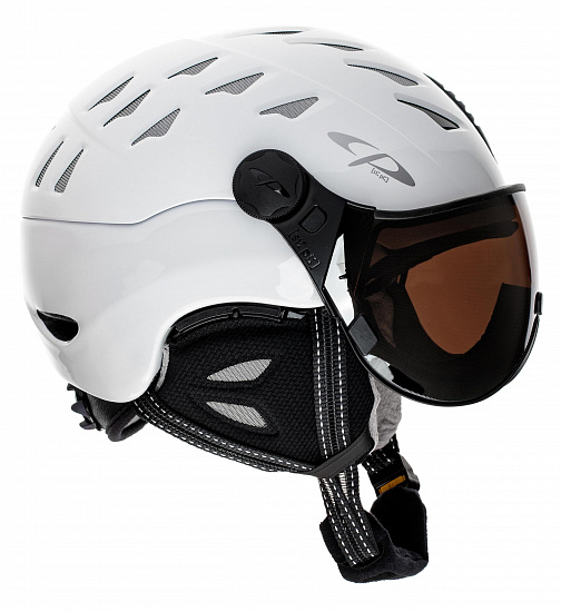 Горнолыжный шлем CP Cuma White Shiny - Фото 1 большая