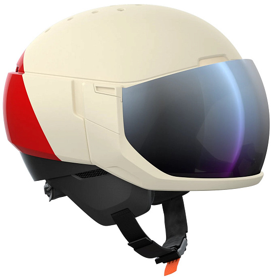 Горнолыжный шлем POC Levator Mips Rouge/Blanc - Фото 3 большая