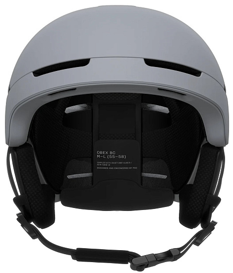 Горнолыжный шлем POC Obex Bc Mips Granite Grey Matt - Фото 2 большая