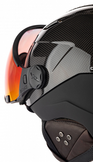 Горнолыжный шлем CP Corao+ Carbon Shiny/Black S.T. - Фото 5 большая
