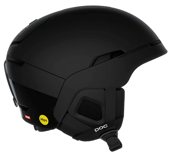 Горнолыжный шлем POC Obex BC MIPS Uranium Black Matt - Фото 3 большая