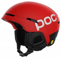 Горнолыжный шлем POC Obex BC MIPS Prismane Red Matt