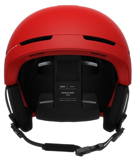 Горнолыжный шлем POC Obex BC MIPS Prismane Red Matt - Фото 2 большая