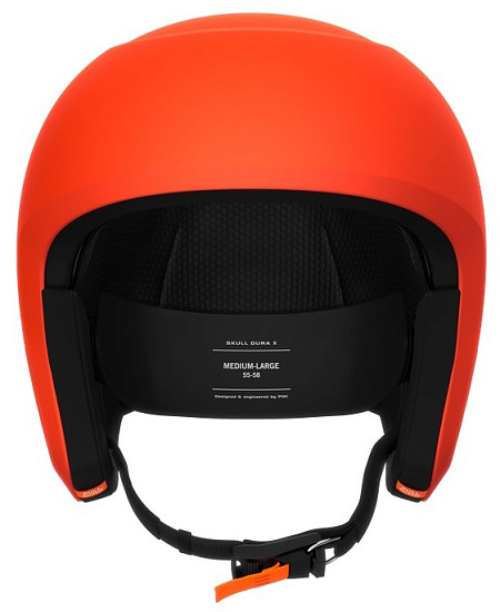 Горнолыжный шлем POC Skull Dura X MIPS Fluorescent Orange Matt - Фото 2 большая