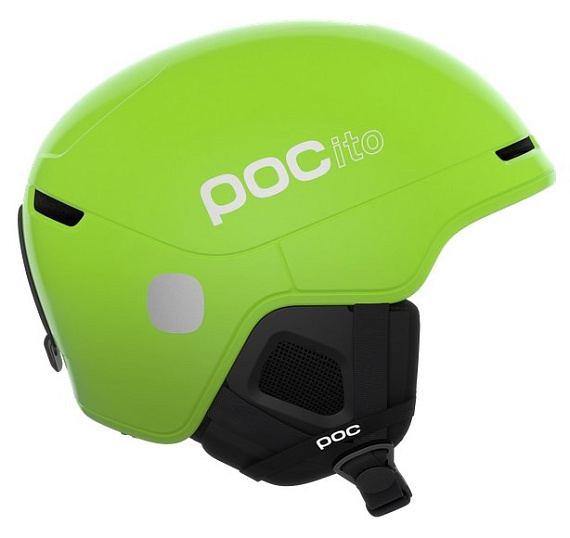 Горнолыжный шлем детский POC POCito Obex MIPS Fluorescent Yellow/Green - Фото 3 большая