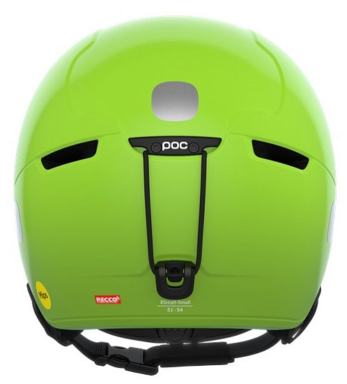 Горнолыжный шлем детский POC POCito Obex MIPS Fluorescent Yellow/Green - Фото 4 большая