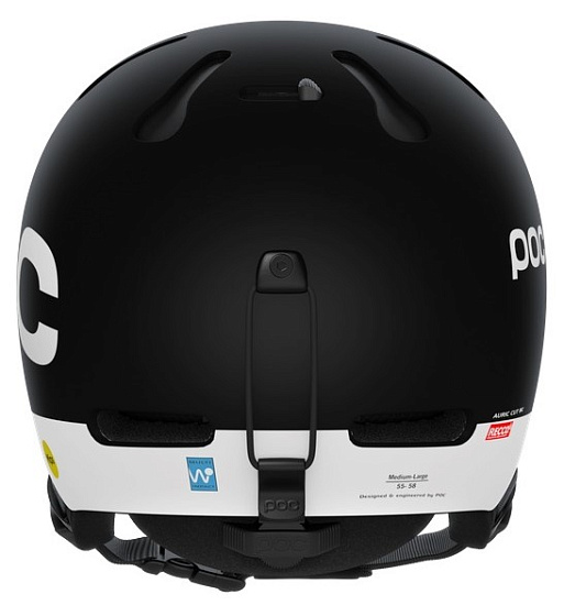 Горнолыжный шлем POC Auric Cut BC MIPS Uranium Black Matt - Фото 4 большая