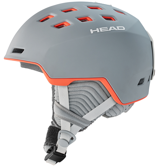 Горнолыжный шлем женский Head Rita Grey/Coral - Фото 2 большая
