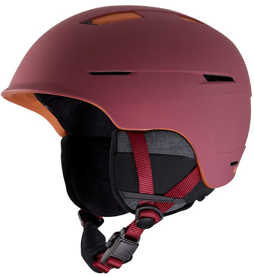 Горнолыжный шлем мужской Anon Invert Mips Maroon - Фото 3 большая
