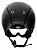 Горнолыжный шлем Bogner Visor Flames Black - Фото 2 малая