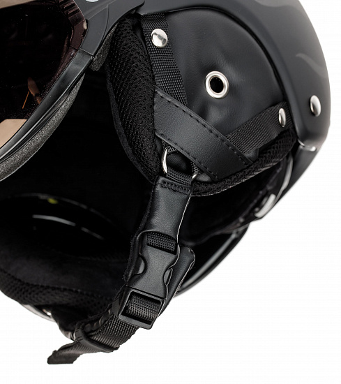 Горнолыжный шлем Bogner Visor Flames Black - Фото 5 большая