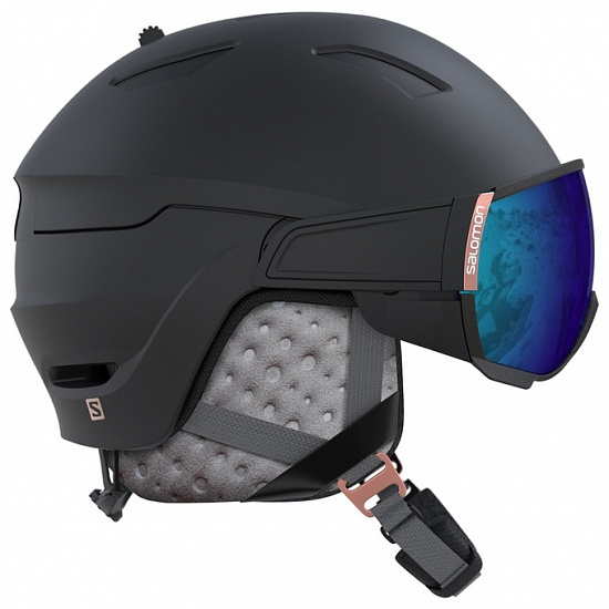 Горнолыжный шлем Salomon Mirage + Photo Black/Rose Gold - Фото 1 большая
