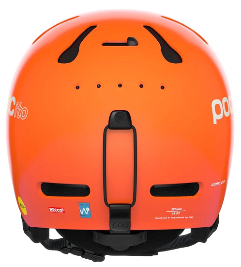 Горнолыжный шлем детский РОС POCito Auric Cut MIPS Fluorescent Orange - Фото 4 большая