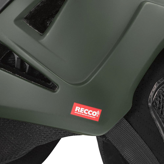 Горнолыжный шлем Julbo The Peak Lt Recco Black/Dark Green - Фото 2 большая