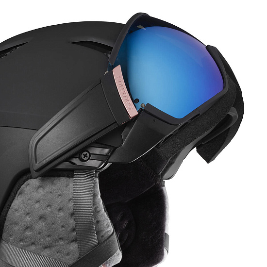 Горнолыжный шлем женский Salomon Mirage Black/Rose Gold - Фото 2 большая