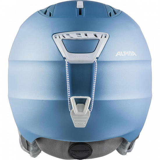 Горнолыжный шлем Alpina Grand Sky Blue/White Matt - Фото 3 большая