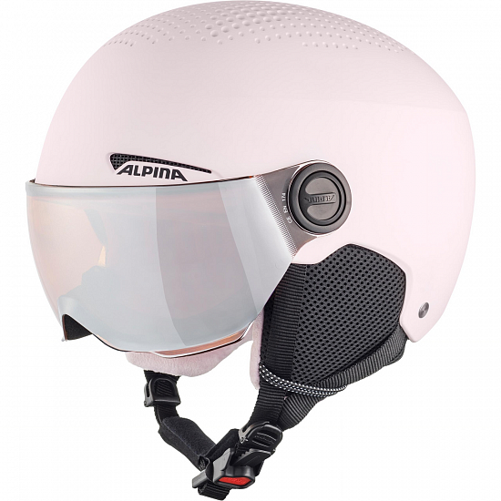 Горнолыжный шлем Alpina Zupo Visor Q-Lite Rose Matt - Фото 2 большая