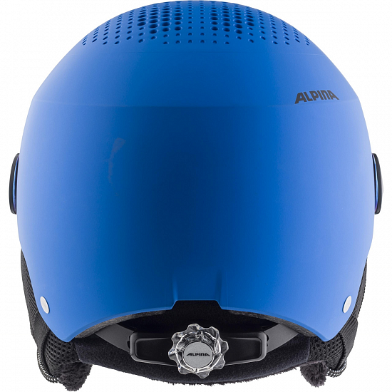 Горнолыжный шлем Alpina Zupo Visor Q-Lite Blue Matt - Фото 4 большая
