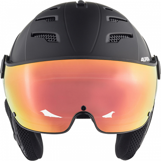 Горнолыжный шлем Alpina Jump 2.0 Q-Lite Black Matt - Фото 3 большая