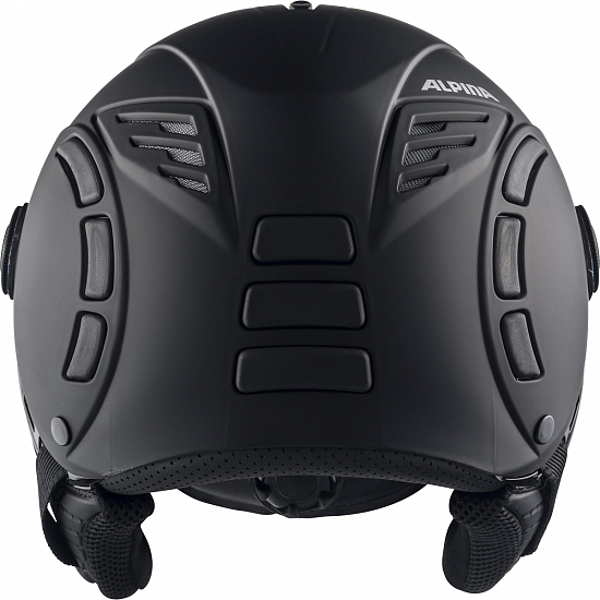 Горнолыжный шлем Alpina Jump 2.0 Q-Lite Black Matt - Фото 4 большая