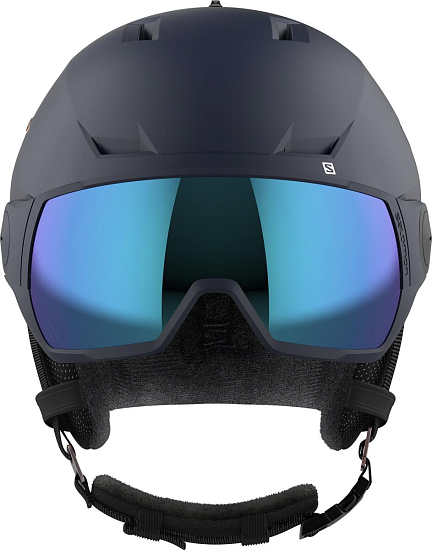 Горнолыжный шлем женский Salomon Icon LT Visor Wisteria/Univ. - Фото 2 большая