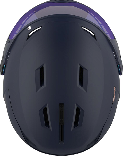 Горнолыжный шлем женский Salomon Icon LT Visor Wisteria/Univ. - Фото 3 большая