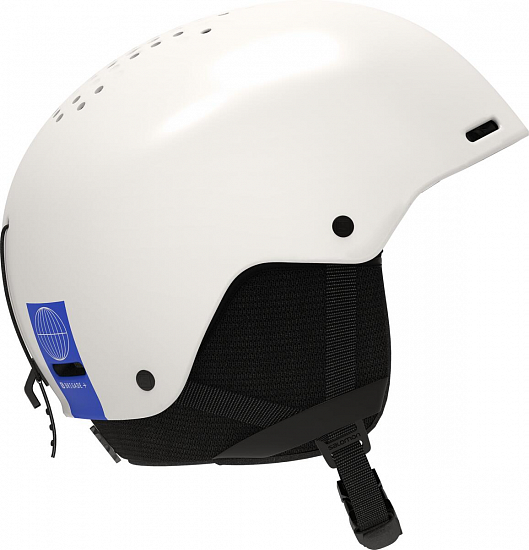 Горнолыжный шлем Salomon Brigade+ White Blue - Фото 1 большая