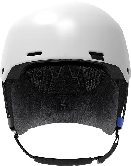 Горнолыжный шлем Salomon Brigade+ White Blue - Фото 2 большая