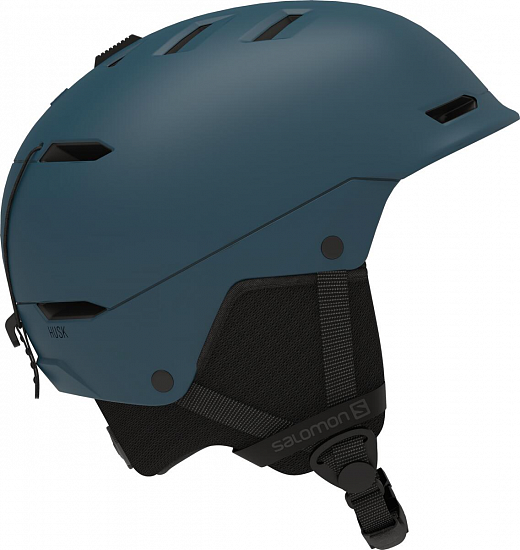Горнолыжный шлем Salomon Husk Mallard Blue - Фото 1 большая