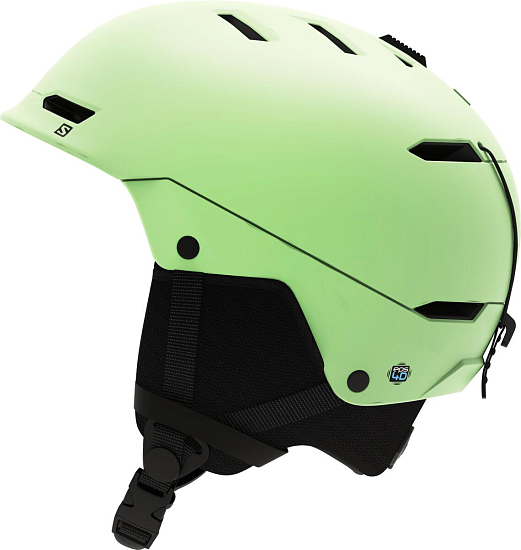 Горнолыжный шлем Salomon Husk Neon Pastel Green - Фото 3 большая