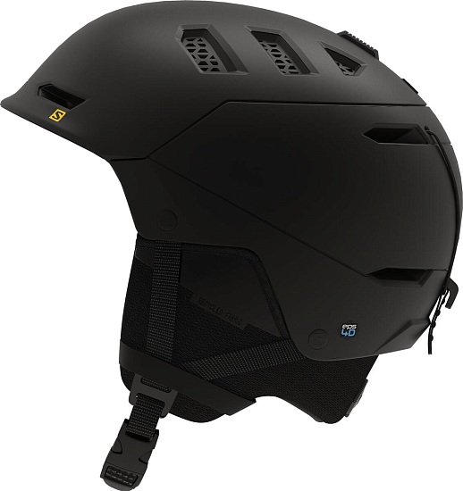 Горнолыжный шлем Salomon Husk Pro Black - Фото 3 большая