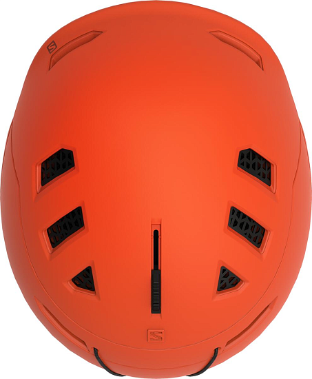 Горнолыжный шлем Salomon Husk Pro Red Orange - Фото 3 большая
