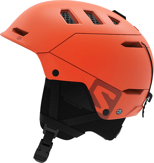 Горнолыжный шлем Salomon Husk Pro Red Orange - Фото 4 большая