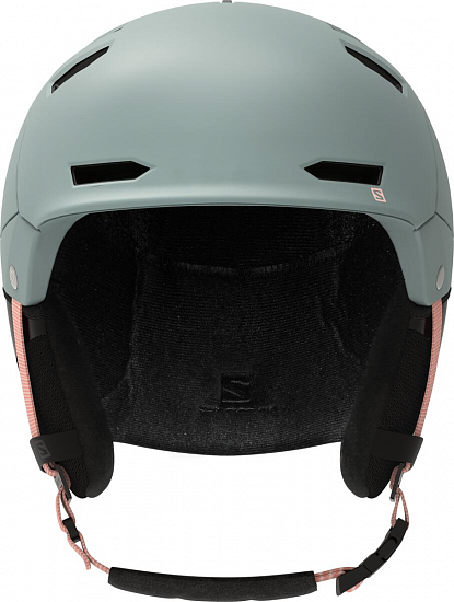 Горнолыжный шлем Salomon Husk Pro Wrough Iron/Pink - Фото 2 большая