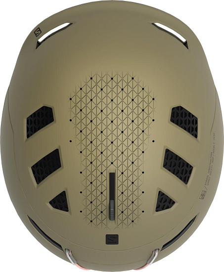 Горнолыжный шлем Salomon Husk Prime Olive - Фото 4 большая