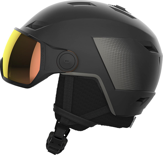 Горнолыжный шлем Salomon Pioneer Lt Visor Photo Black/A - Фото 4 большая