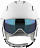 Горнолыжный шлем женский Salomon Mirage Photo White Silver/Univ - Фото 2 малая