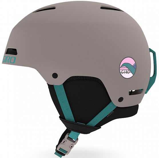 Горнолыжный шлем Giro Ledge Matte Charcoal Hannah Eddy - Фото 2 большая